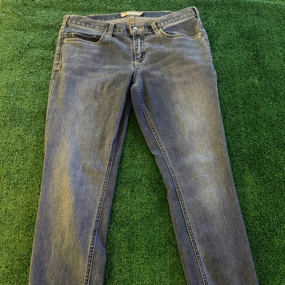 Carhartt Denim - Womens Carhartt Slim Fit Skinny Leg Blue Denim Jeans 8 Tall Western Work